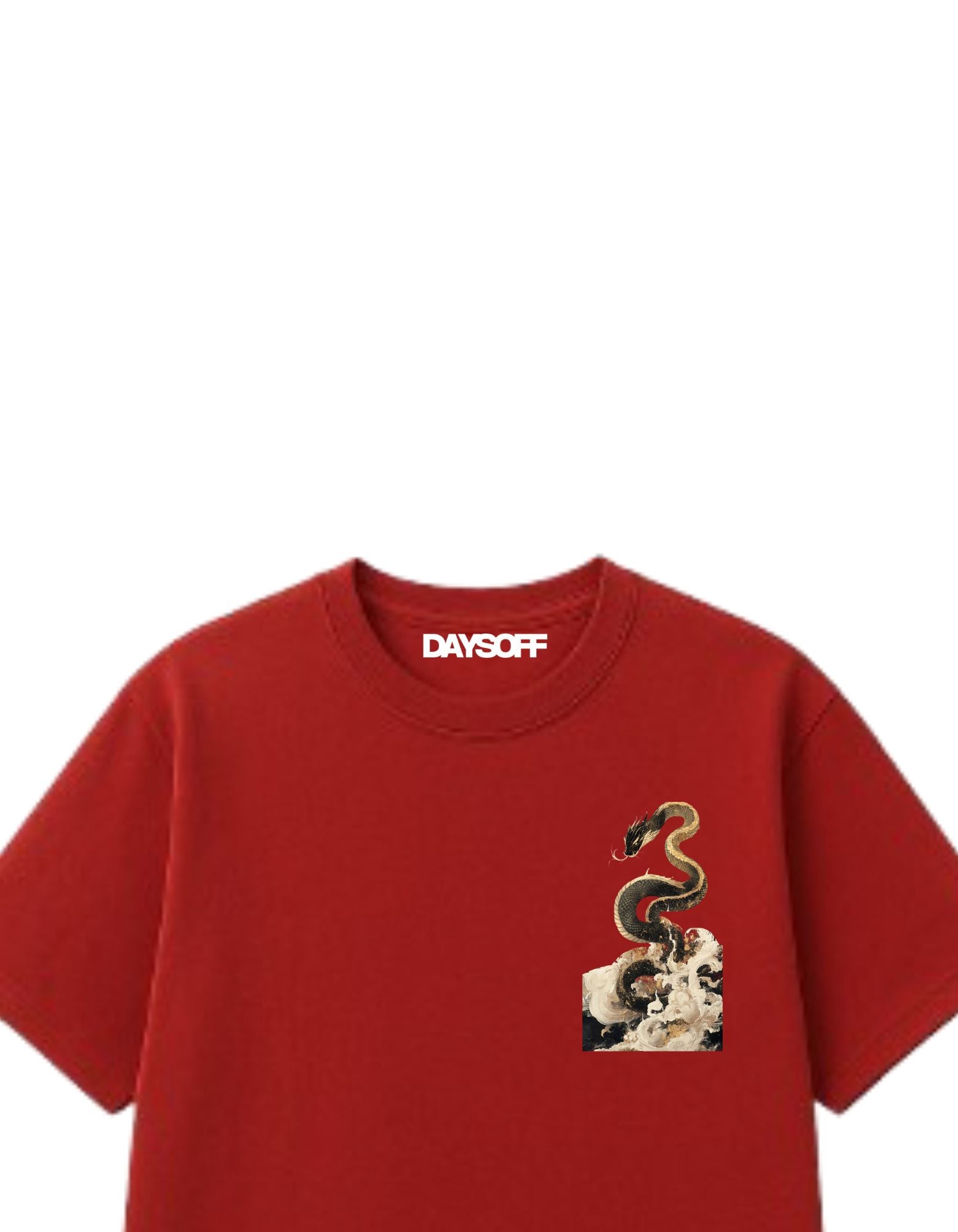 Red Dragon Graphic T-Shirt – Japanese-Inspired Streetwear by DAYSOFF