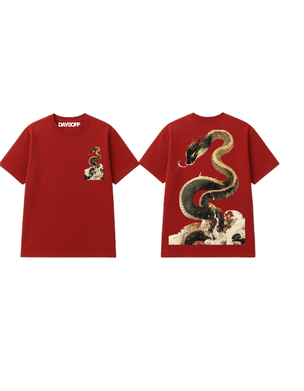 Red Dragon Graphic T-Shirt – Japanese-Inspired Streetwear by DAYSOFF