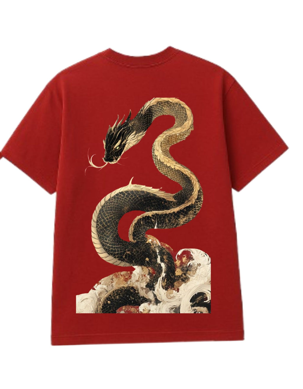 Red Dragon Graphic T-Shirt – Japanese-Inspired Streetwear by DAYSOFF