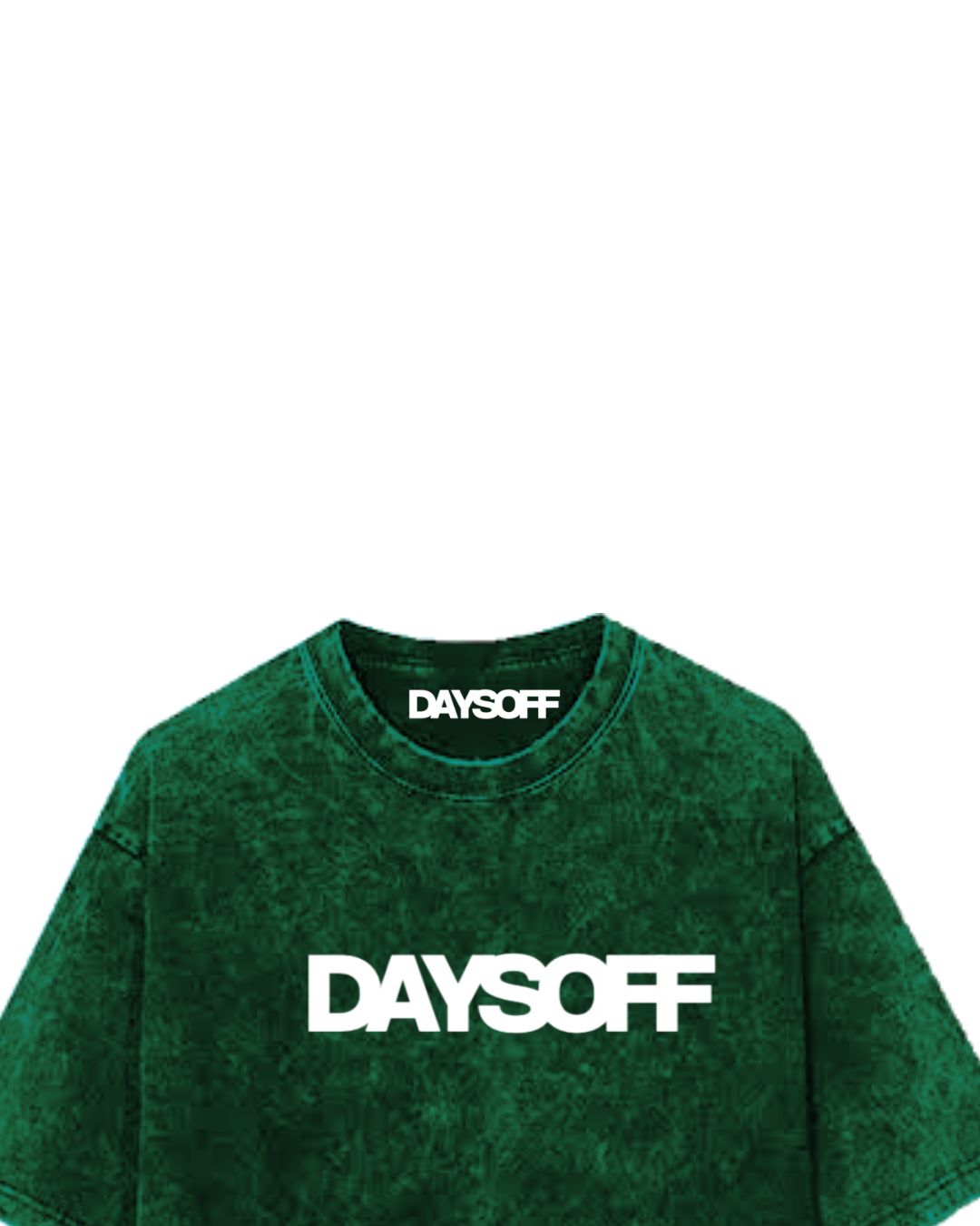 Green “DAYSOFF” Vintage Washed Oversized T-Shirt