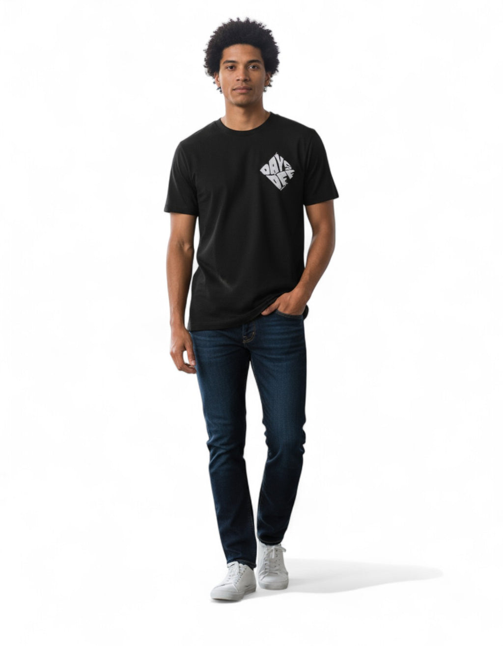“Believe in Justice” Oversized Graphic Tee – Black Edition | DAYSOFF